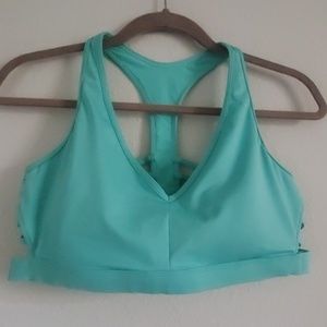 Aqua blue sports bra (bralette)